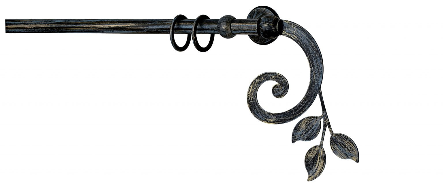 Frandoli Bastoni per Tende - Linea Barocco Ferro - Bastone Renoir